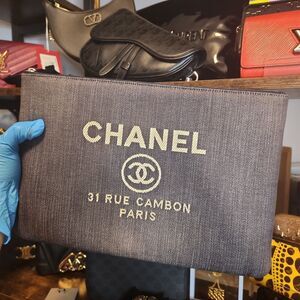 Chanel Cambon Deauville Pouch
